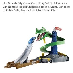 City Cobra Crush Play Set - Green and Blue and Octopus